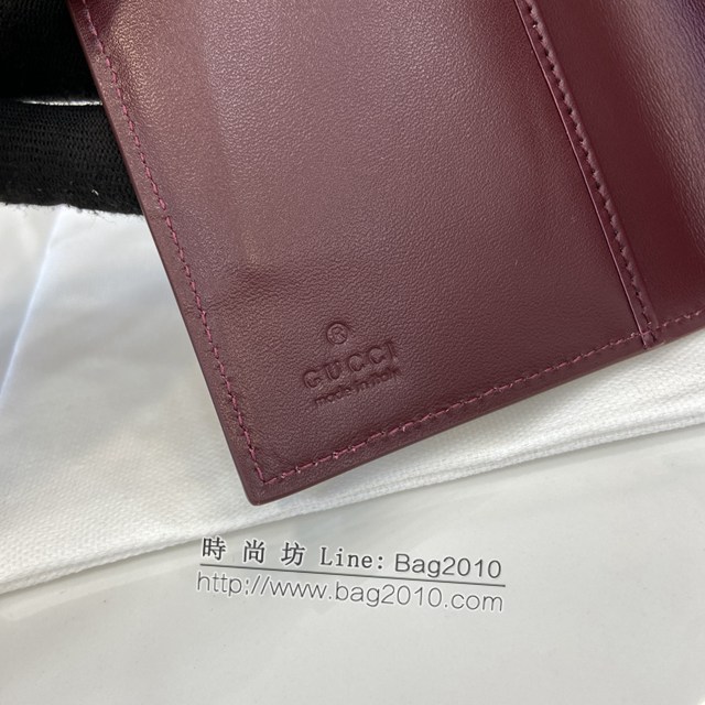 Gucci專櫃古馳最新款飾貓頭鷹細節GG迷你錢包 jh2023型號：810072